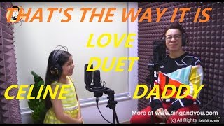 Father Daughter Duet - Happy New Year ｜Celine Tam｜Steve Tam