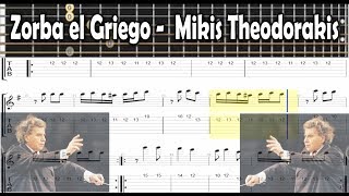 Tablatura - Zorba el Griego -  Mikis Theodorakis chords