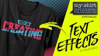 Adobe Illustrator Tutorials Vector Text Effects for Awesome T Shirt Designs screenshot 5