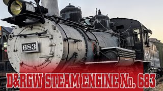 Standard Gauge Pioneer: D&RGW Steam Locomotive No. 683  Big Train Tours  Colorado Railroad Museum!