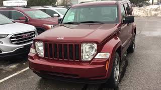 Pre-Owned 2008 Jeep Liberty 4WD 4dr Sport Burgundy Oshawa ON