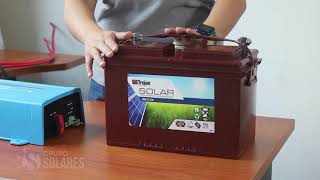 Instalación de un panel solar y una batería  Guatemala