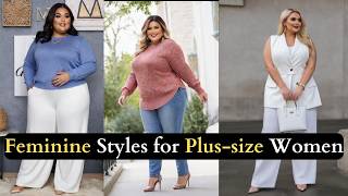 Flattering Outfits for Plus-Size Women to Enhance Feminine Elegance!