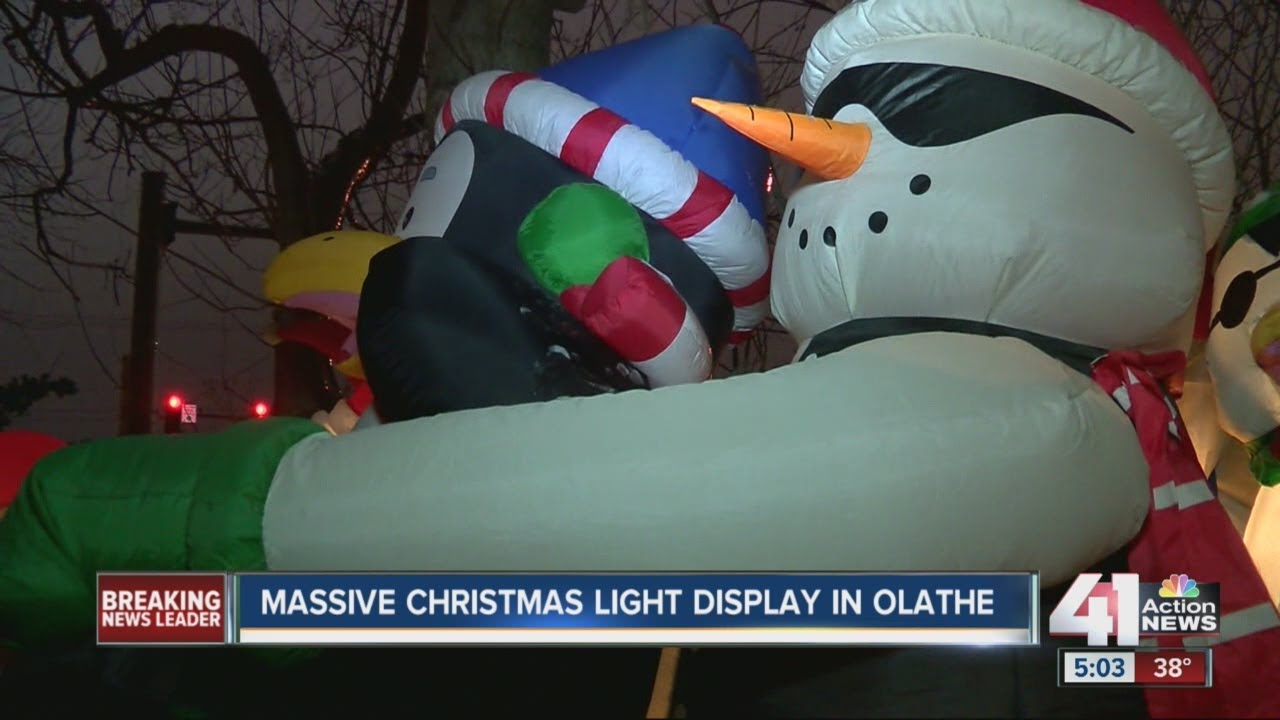 Olathe Christmas light displays draws visitors from all over YouTube