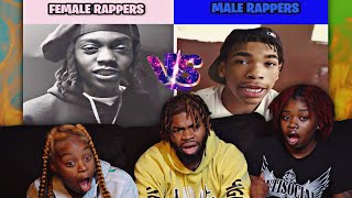 NY Drill: Female Rappers Vs Male Rappers (Part 1) | REACTION