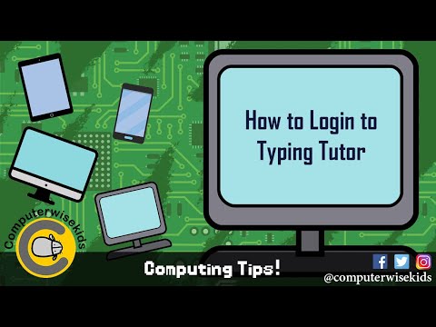 How to Log in to Typing Tutor