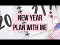 Plan With Me // Big Happy Planner // New Year's Spread! // First week of 2021!