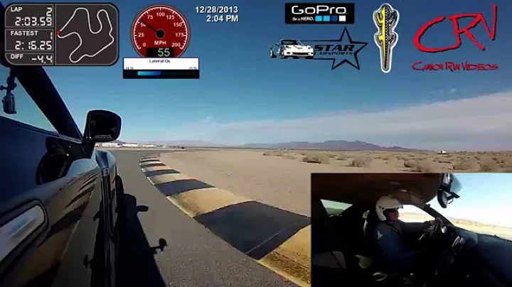 Jerry Kaiser on track at Chuckwalla Valley Raceway...