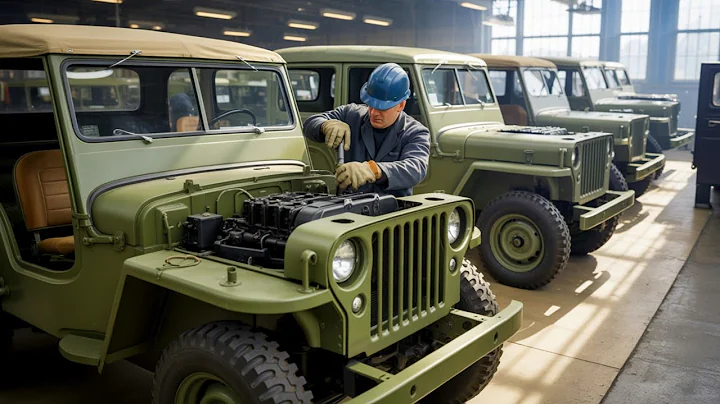 WW2 Willys Jeep Parts Built from Scratch in a Huge Filipino Factory