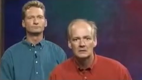 When you make an argument for celebrities getting the stimulus - Whose Line Is It Anyway?