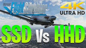 Microsoft Flight Simulator - SSD Vs HHD - 4K Ultra HD 60FPS