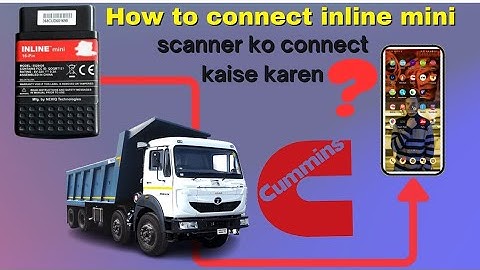 how to connect Cummins inline mini for tata heavy vehicles | motors mechanic