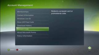 Xbox 360 2009 Summer Dashboard Update - Account Management Updates
