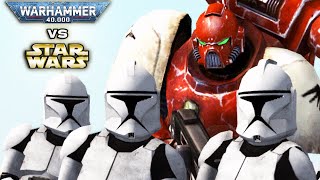 WARHAMMER 40K vs STAR WARS: Space Marines vs Clone Troopers - Men of War: Assault Squad 2