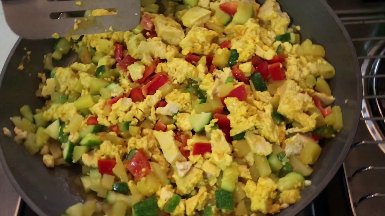PLANT BASED RECIPE TOFU SCRAMBLE YouTube
