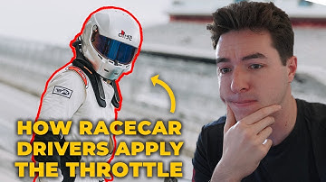 How Pro Racecar Drivers Study Throttle Traces in Data