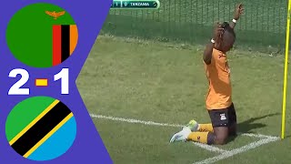 Zambia 🆚 Tanzania 2- 1 All Goals & Highlights - COSAFA Women's Senior Championship Semi-finals 2022