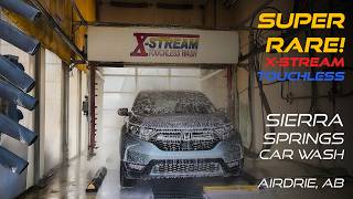 Sierra Springs Car Wash Airdrie AB SUPER RARE X-Stream Touchless Wash Outside Perspective