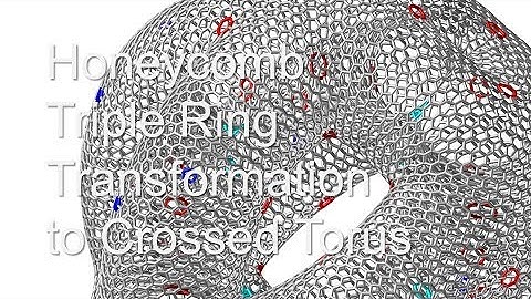 Triple Crossed Torus  #COF #Covalent Organic Framework #Molecular Dynamics