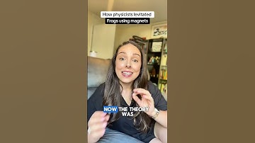 How did physicists make frogs fly using magnets #stem #science #explorephysics #physicsexperiments