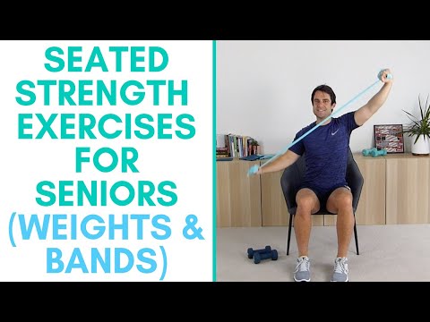 Seated Strength Exercises For Seniors (With Weights And Resistance Band) | More Life Health