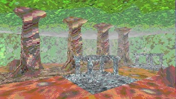 Glitchy 8bit software rendering