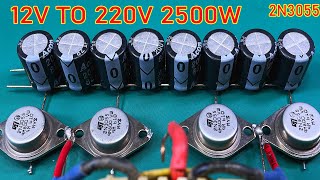 Inverter 12v to 220v, 2500w NO IC Inventor101#9