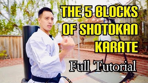 SHOTOKAN KARATE BLOCKS (FULL TUTORIAL) 🥋⛩