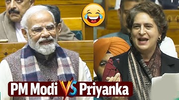 War of Words Between PM Modi and Priyanka Gandhi in Lok Sabha | Vande Mataram Debate in Parliament