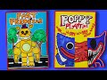 Making FIVE NIGHTS AT FREDDYS🧸 VS POPPY PLAYTIME 5💀 MONSTERS Game Book😱( +Fredbear &amp; Lily Squishy)🧼