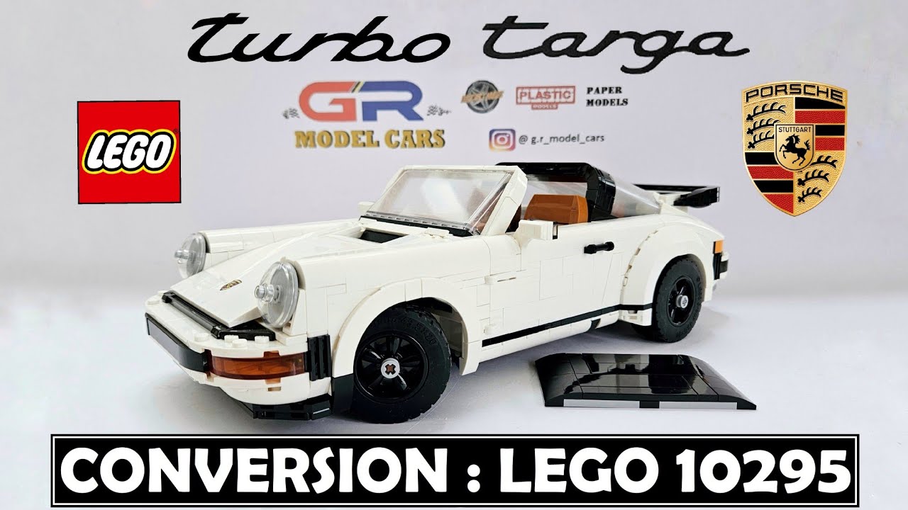 LEGO 10295 Porsche 911 Turbo & Targa detailed building review