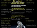 5 Bone Facts Stronger Than Steel! 🦴 #shorts #lawofattraction