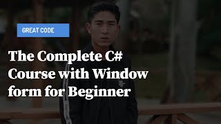 How to learn C# programming  with window form  for Beginner Complete Course screenshot 3