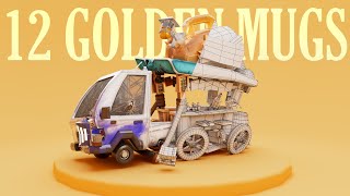 World's End | 12 Golden Mug vehicle | 3D model | Turntable by Khem T 119 views 5 months ago 33 seconds