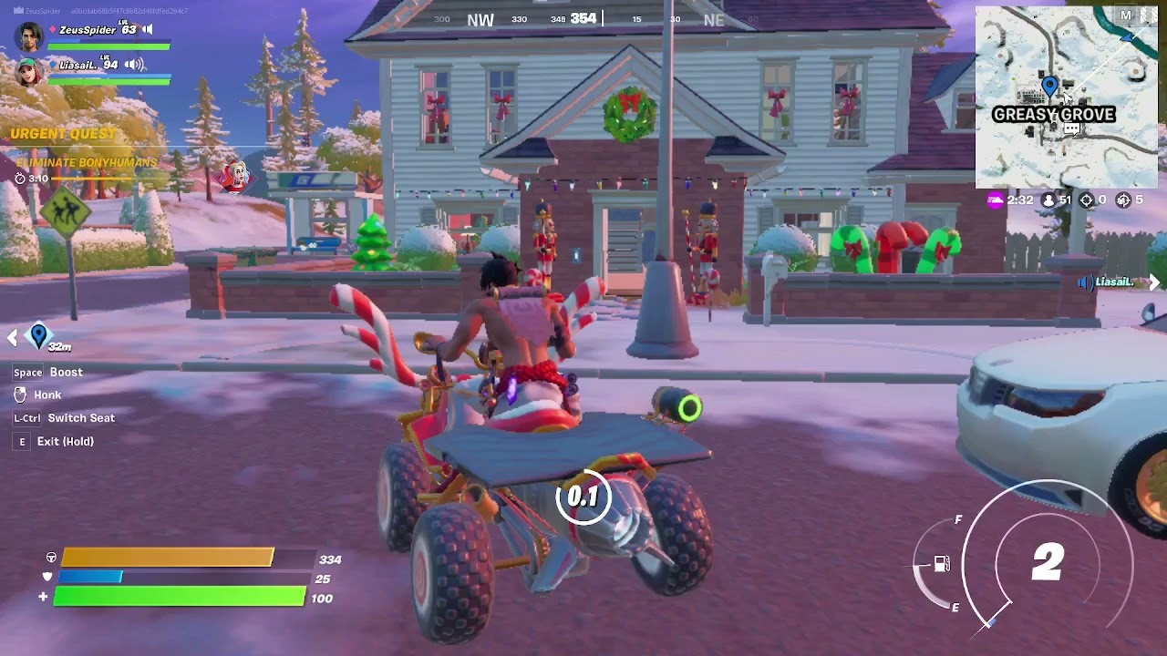 Winterfest quest  Destroy holiday decorations