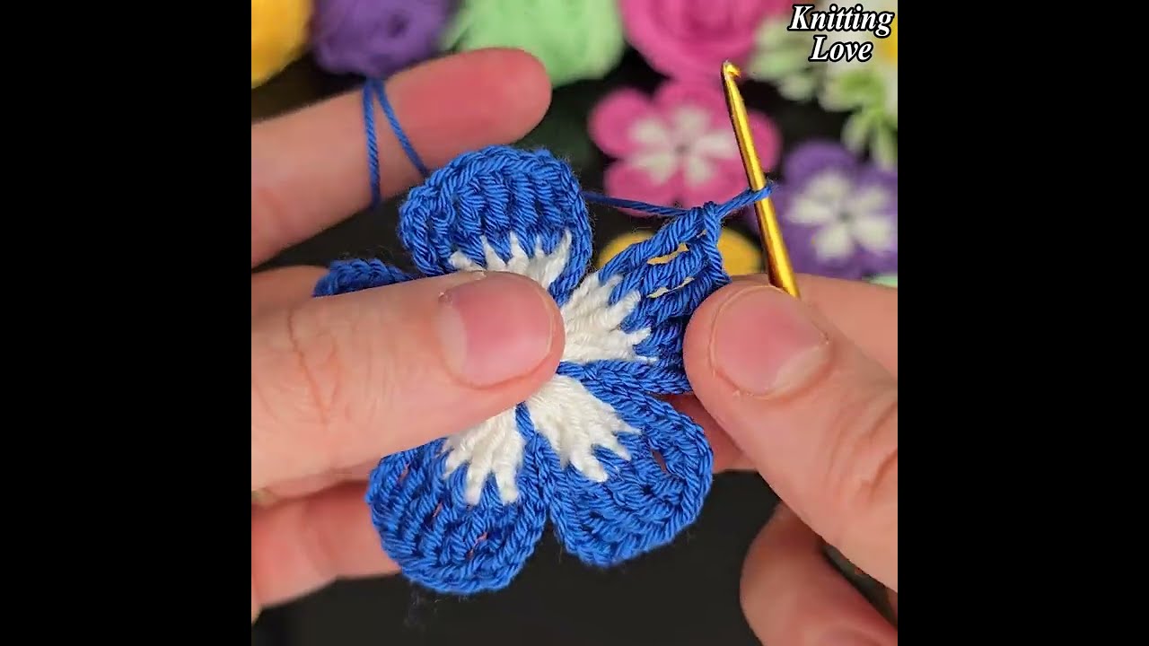 Wow Amazing💯👌Can You Make This Colorful Crochet Flower? - YouTube