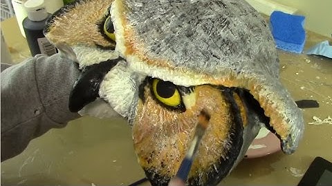 Make a Paper Mache Owl Mask, Part 1