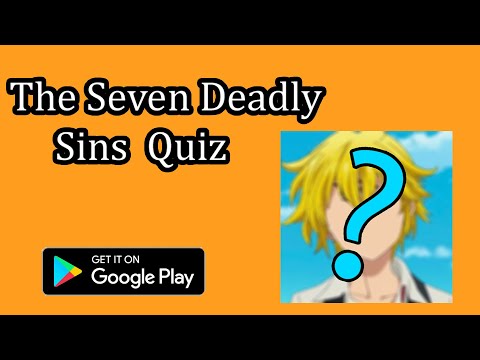 The Seven Deadly Sins Quiz