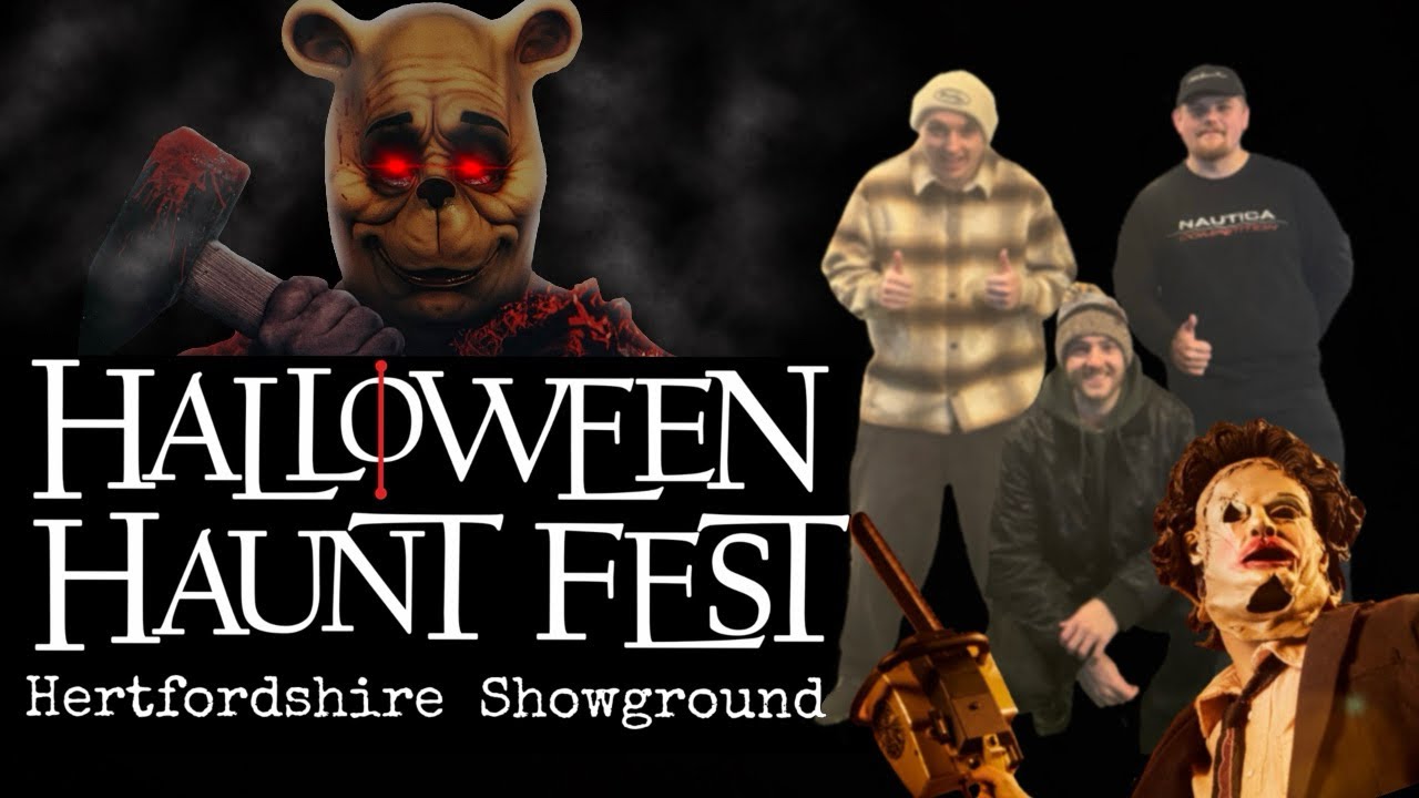 WINNIE THE POOH: BLOOD AND HONEY SCARE MAZE - Halloween Haunt Fest 2025 Vlog