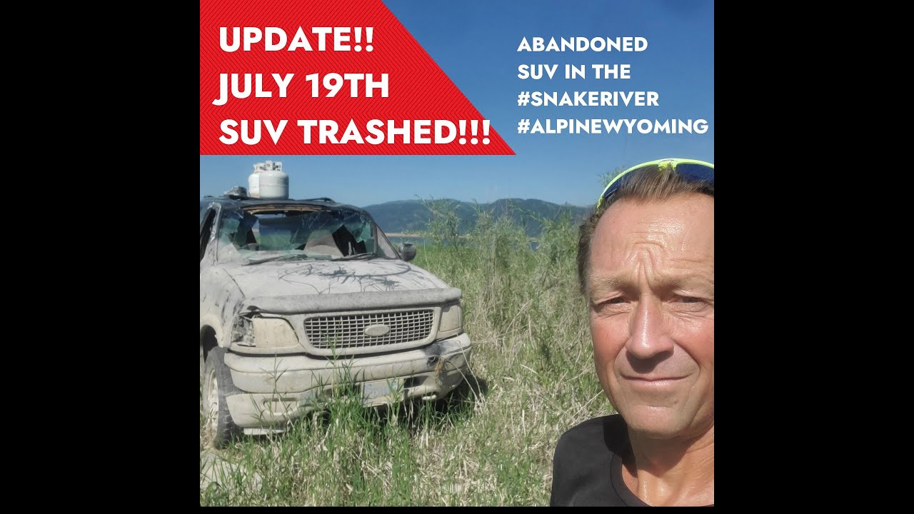 Update!!  SUV trashed! | DJI Mini 2 | Flying out to the abandoned SUV!! | 