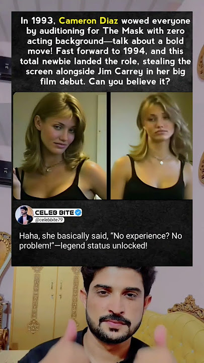 Cameron Diaz's Bold Move: Zero Experience to Hollywood Star!