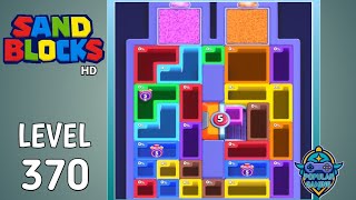 Sand Blocks: Drop Puzzle Level 370: Gameplay Solution