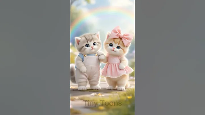 Dancing Twins! #shorts #cat #catdance #dance #cute #catshorts #shortsfeed #ytshorts #viral #aishorts