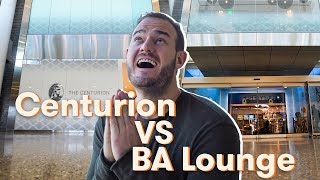 Lounge Face Off: Amex Centurion vs British Airways screenshot 5