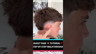 Barber Burst Fade ASMR Haircut Tutorial 💈✨ Barbering Made Simple!! 📚 STEP BY STEP 🔥 @HowToFade