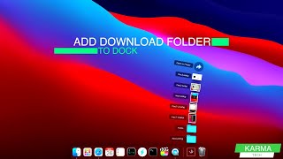 How to Add Downloads to Dock on Mac