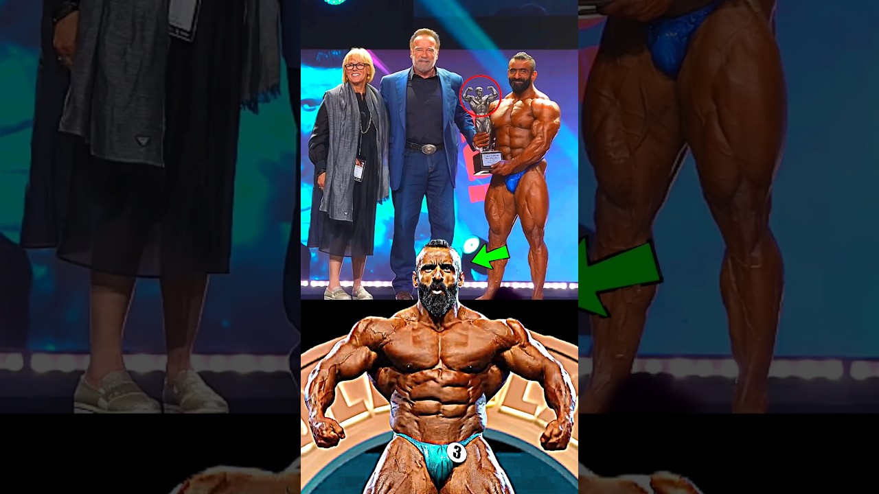 Hadi Choopan x Arnold Schwarzenegger 🔥🇮🇷 Aura on Olympia Stage! 