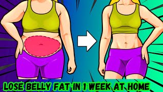 Best Exercises for Hanging Belly Fat | 3 min Workout To LOSE 3 INCHES OFF WAIST in 1 Week
