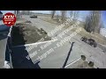 It's a shock! War crimes. Russian military shoot cars with civilians. War in Ukraine 2022
