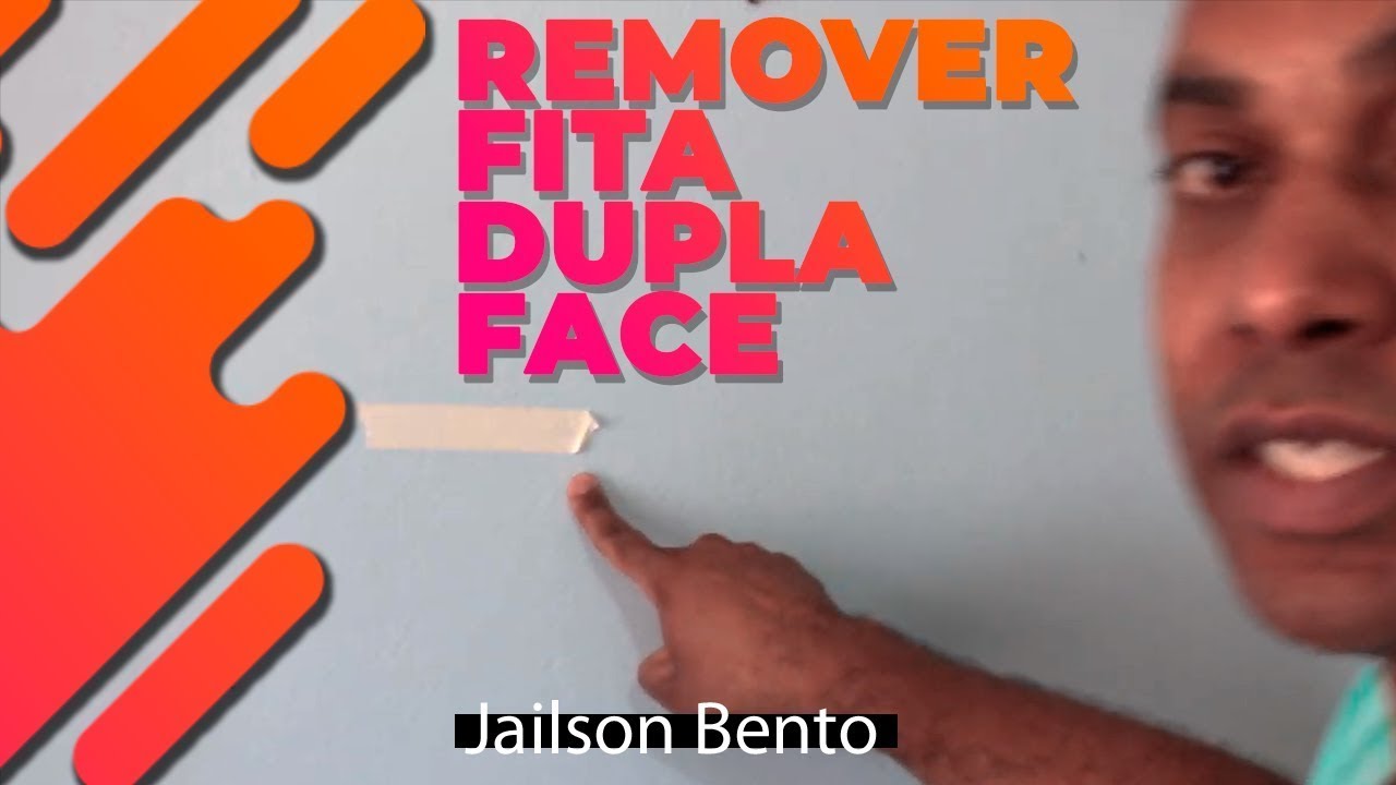 COMO TIRAR FITA DUPLA FACE DA PAREDE - YouTube